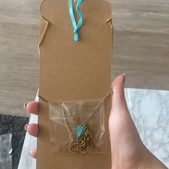 Anthropologie shiraleah jewel Clarissa necklace - Picture 4 of 4